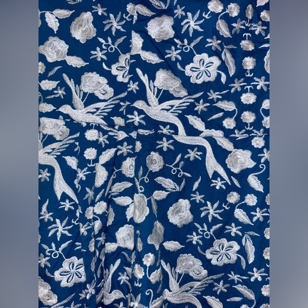 Betsey Johnson Blue and White Floral Dress - Picture 5 of 9